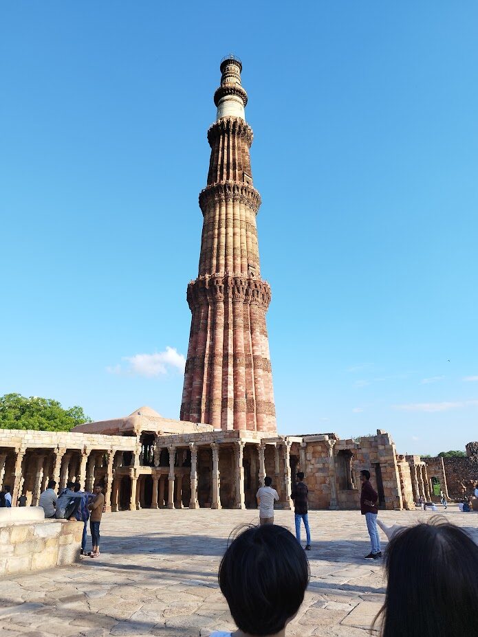 インドの世界遺産のクトゥブ・ミナール